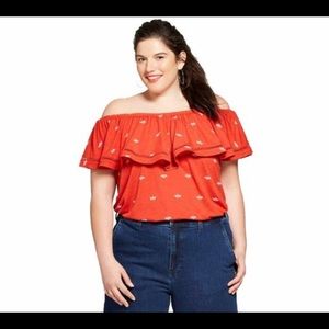 Off shoulder summer top